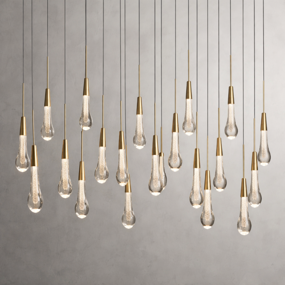 Soltaire Raindrop LED Chandelier