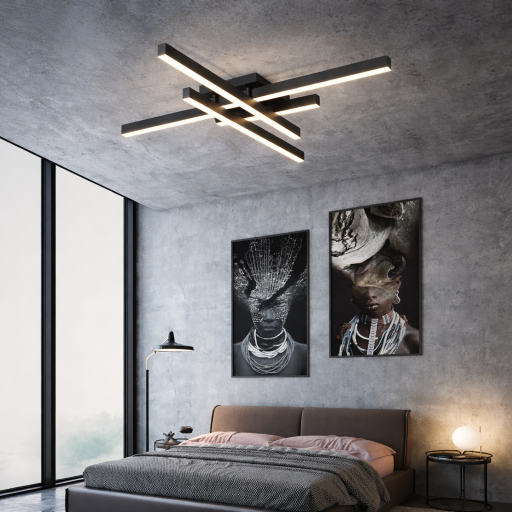 WOMO Simple Low Profile Flush Mount Ceiling Light-WM1004