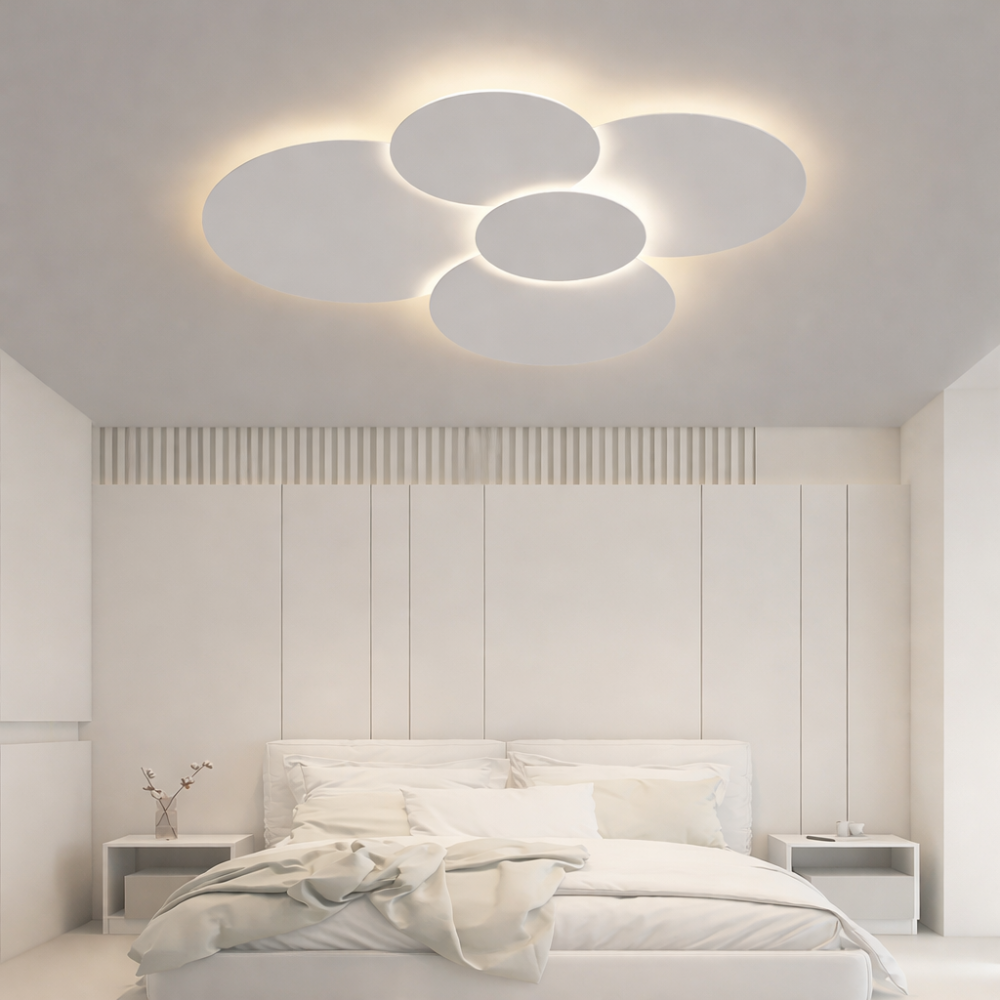 Modern Minimalist LED Disc Flush Mount Ceiling Light