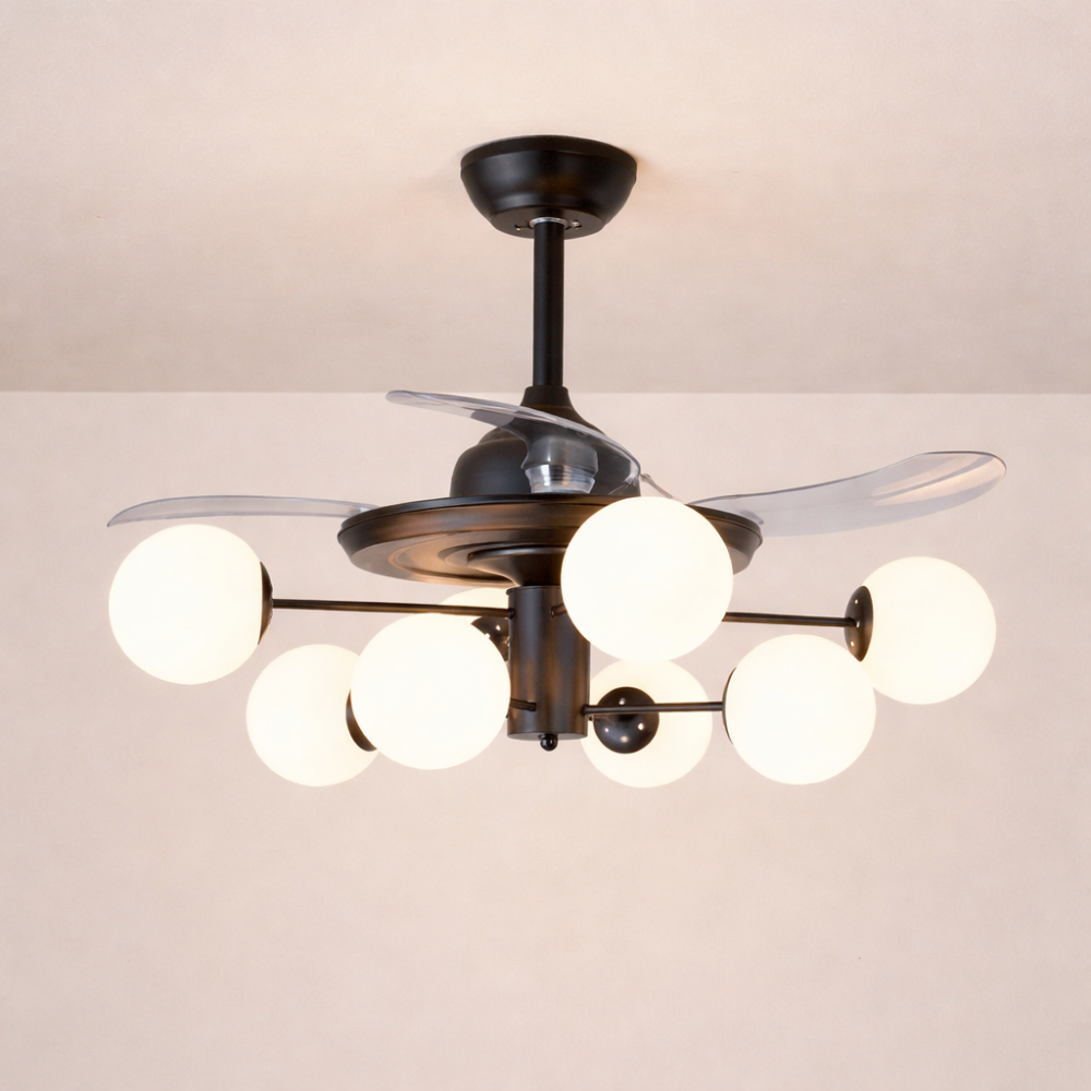 LED Chandelier Ceiling Fan