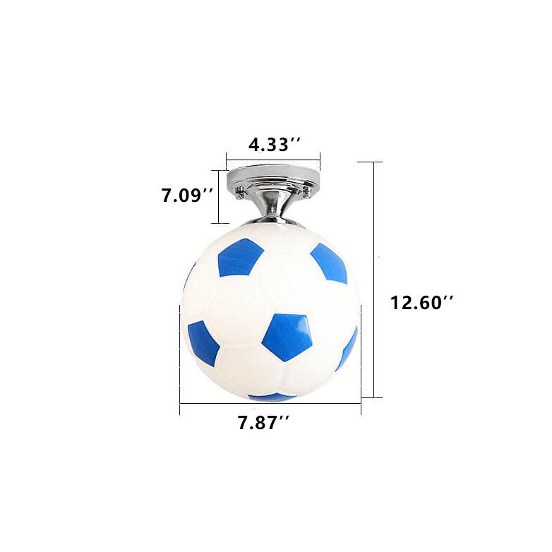Kids Soccer Ball Ceiling Light