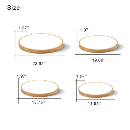 Modern Wood Trim LED Ceiling Light