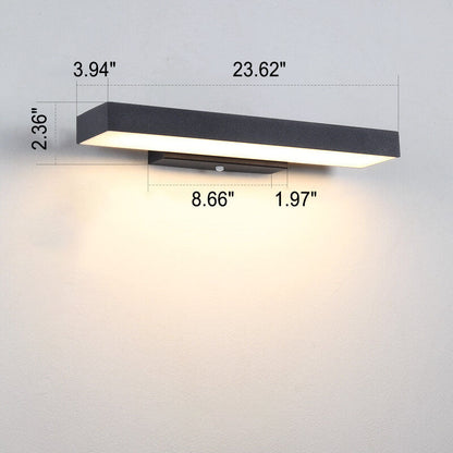 Modern LED Sensor Outdoor Wall Lamp
