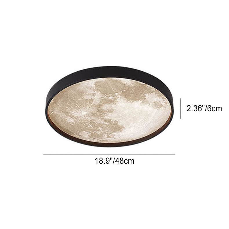 Modern Moon Glow LED Ceiling Light