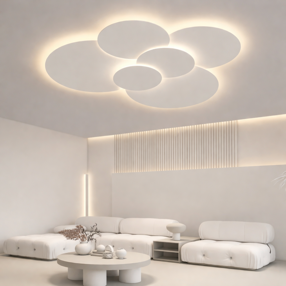 Modern Minimalist LED Disc Flush Mount Ceiling Light