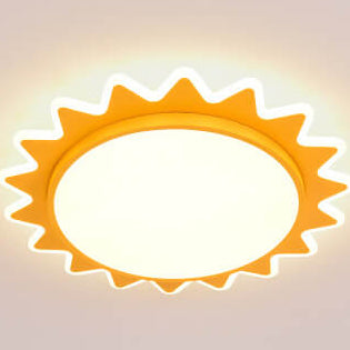 Sun Shape LED Flush Mount Ceiling Light