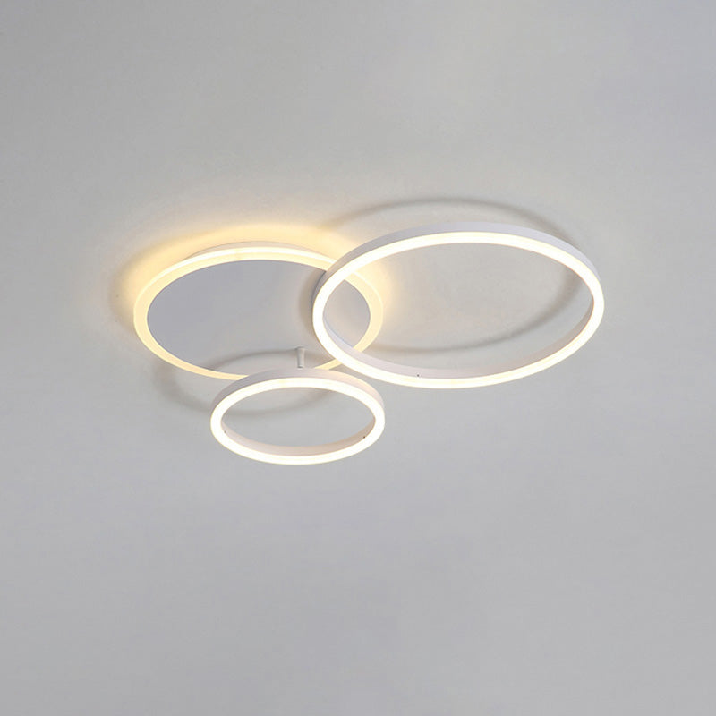 Modern Ring LED Flush Mount Ceiling Light