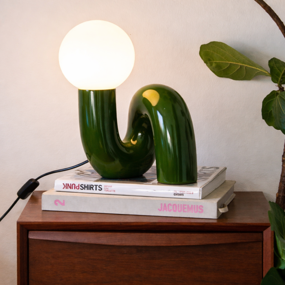 Whimsical Spiral Table Lamp