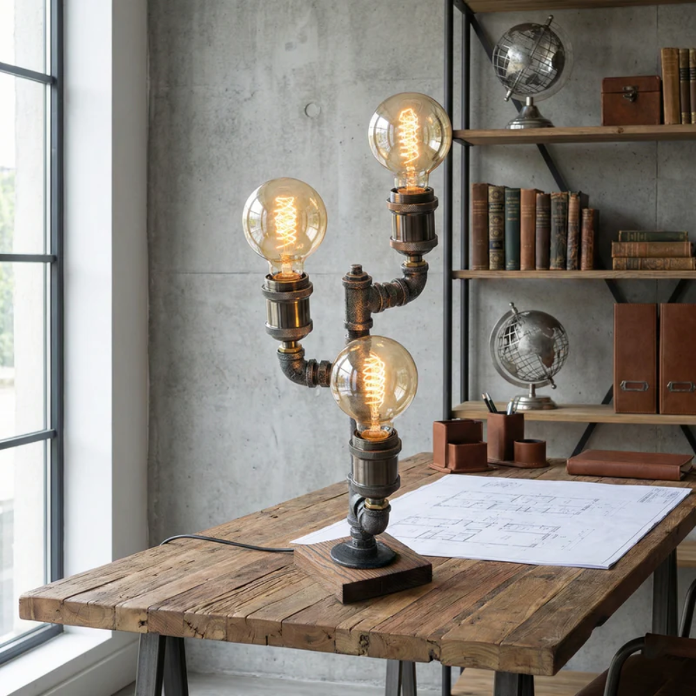 Rustora Edison Table Lamp