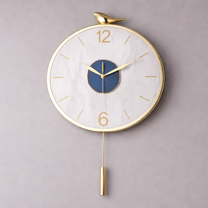 Wall Clock with Pendulum