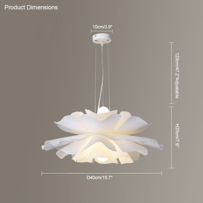 Modern Floral Acrylic Pendant Light