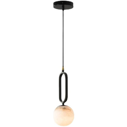 Alabaster Sphere Pendant Light