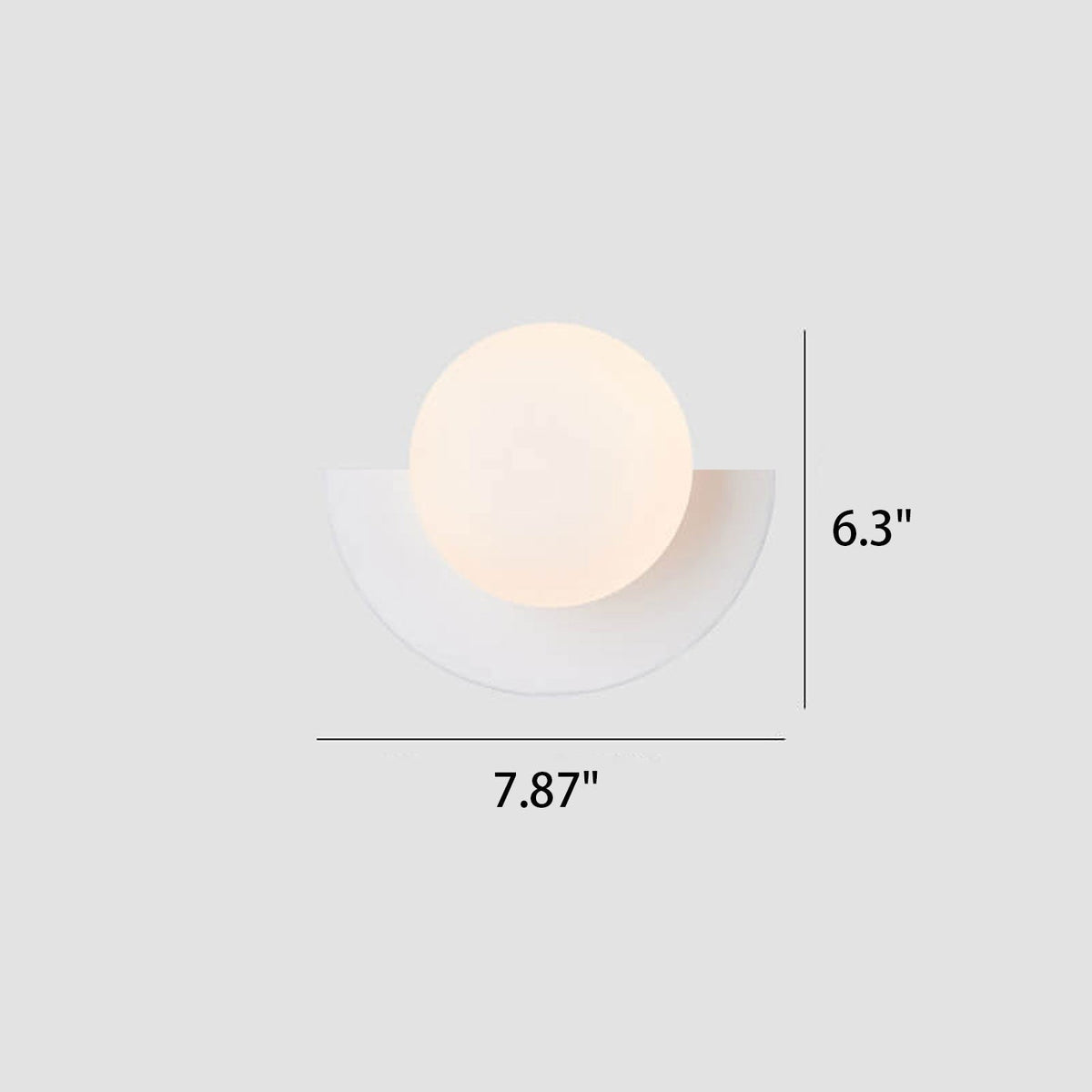 Color Pop Globe Wall Sconce Light