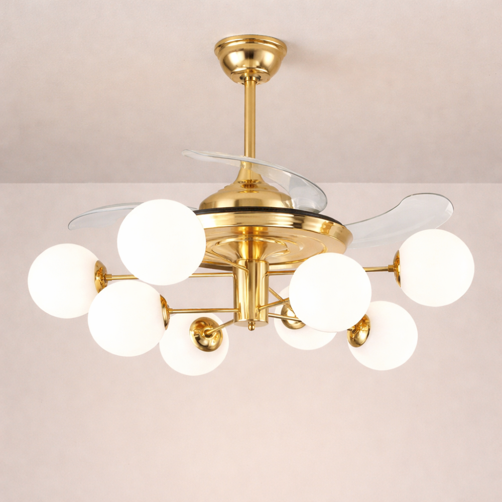 LED Chandelier Ceiling Fan