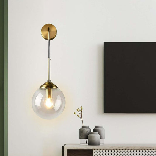Glasora Nordic Glass Globe Wall Light