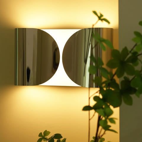 Lunara Modern Chrome LED Wall Light