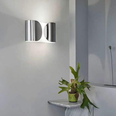 Lunara Modern Chrome LED Wall Light