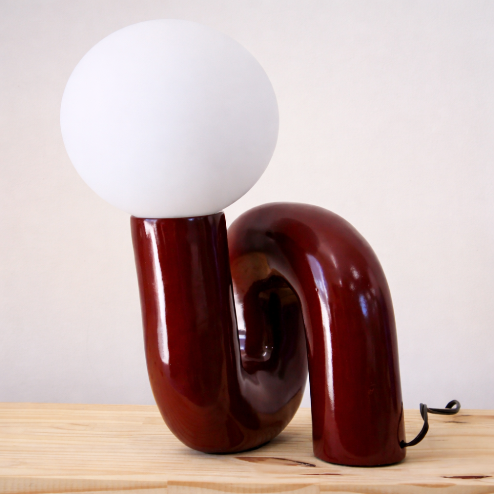 Whimsical Spiral Table Lamp