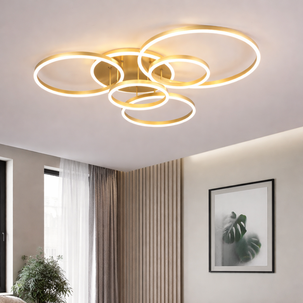 Modern Ring LED Flush Mount Ceiling Light