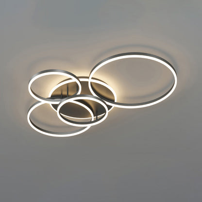 Modern Ring LED Flush Mount Ceiling Light