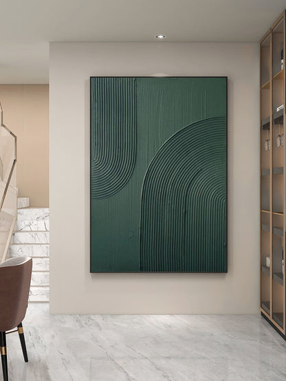 Textured Arc Canvas Painting
