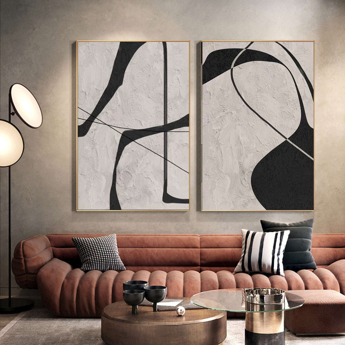 Textured Canvas Painting Set