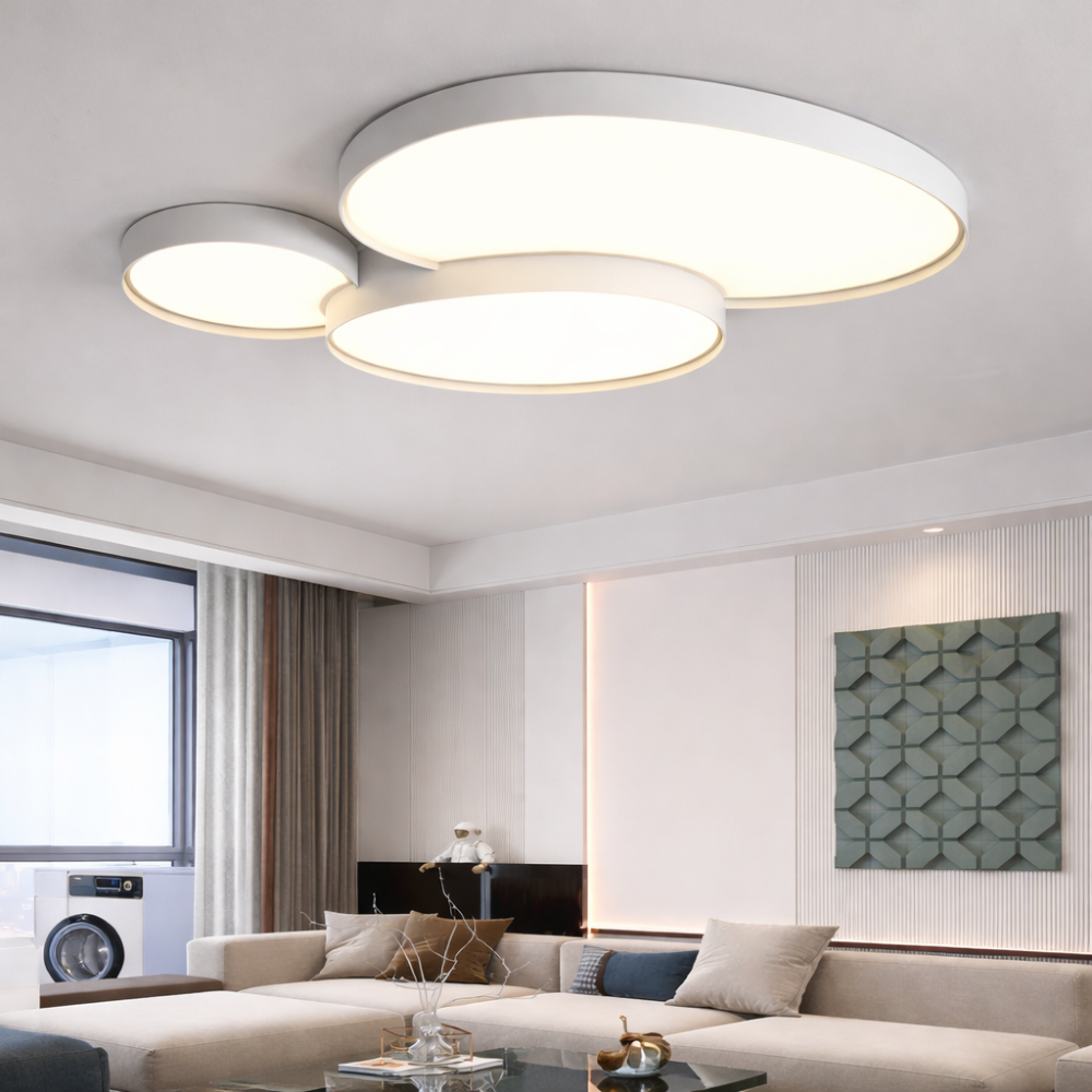 Modern Low Profile LED Flush Mount Ceiling Light