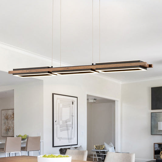 Linea Wood LED Pendant Light