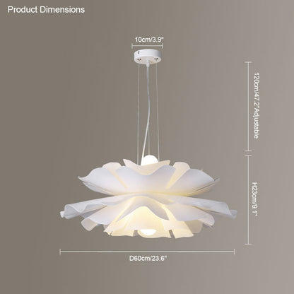 Modern Floral Acrylic Pendant Light