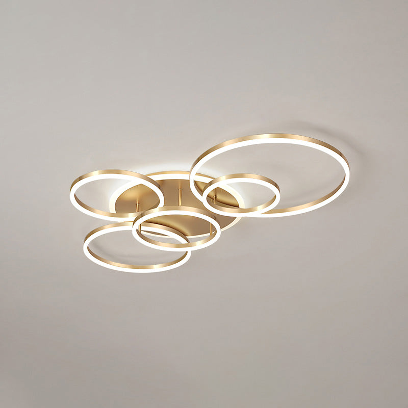 Modern Ring LED Flush Mount Ceiling Light