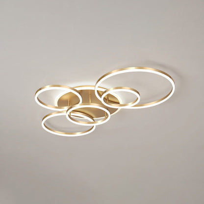 Modern Ring LED Flush Mount Ceiling Light