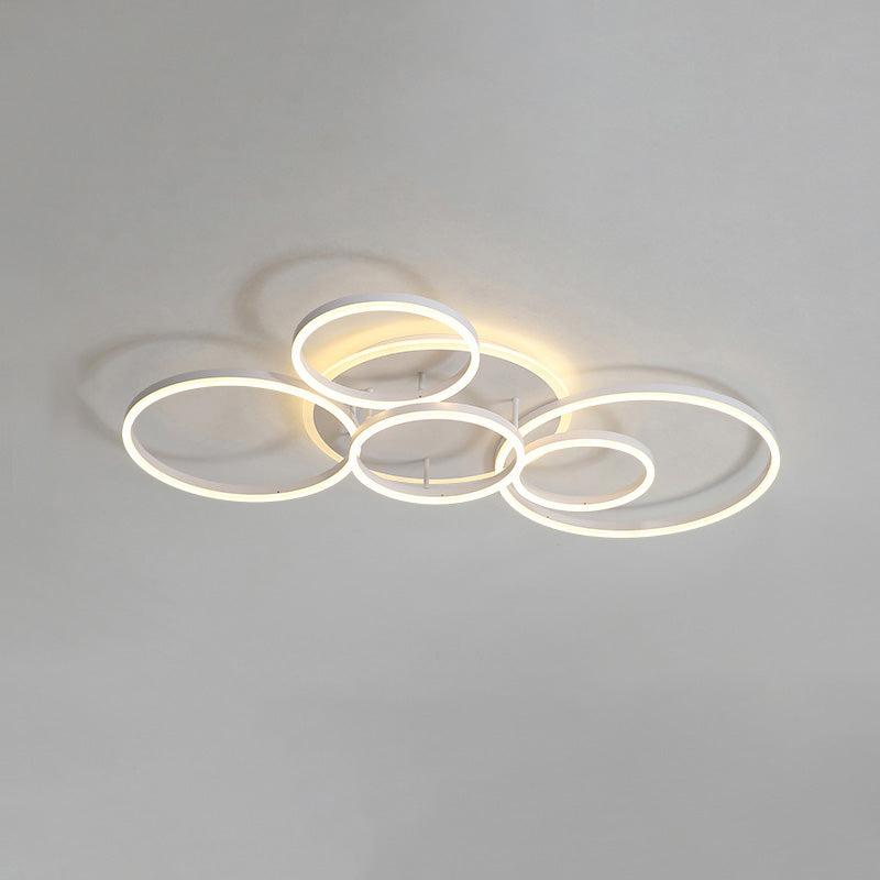 Modern Ring LED Flush Mount Ceiling Light