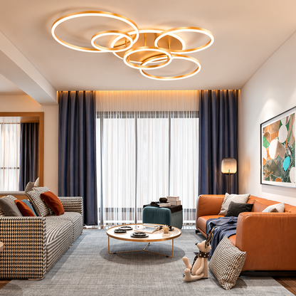 Modern Ring LED Flush Mount Ceiling Light