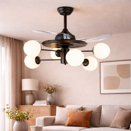 LED Chandelier Ceiling Fan