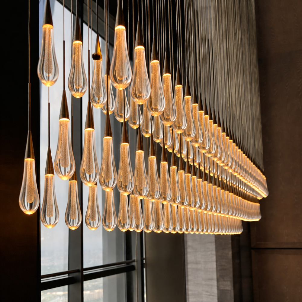 Soltaire Raindrop LED Chandelier
