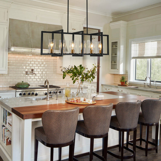 Havenridge 6-Light Linear Cage Pendant Light