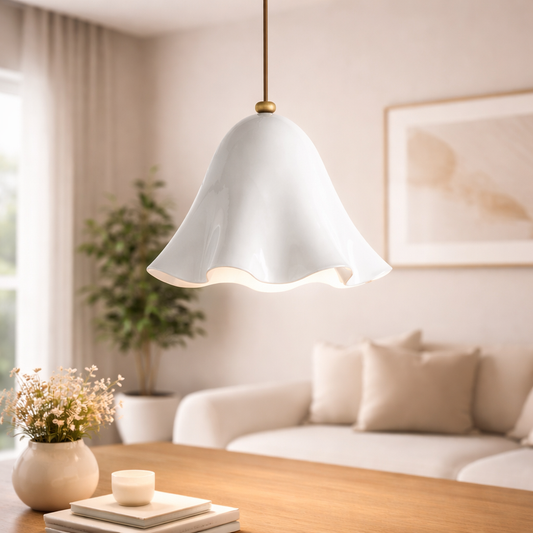 Florique Glass Flower Pendant Light