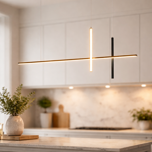 Minimalist Linear LED Pendant Light