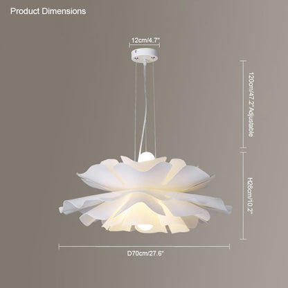 Modern Floral Acrylic Pendant Light