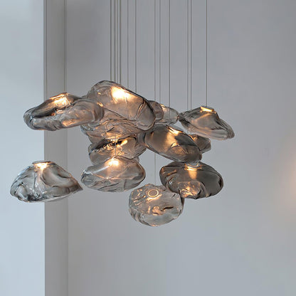 Random Glass Pendant Light