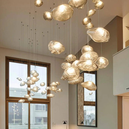 Random Glass Pendant Light