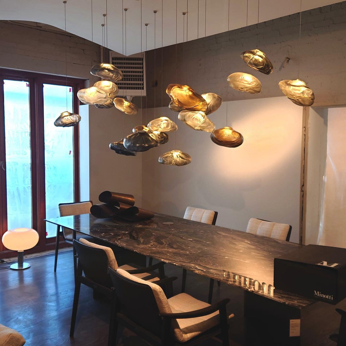 Random Glass Pendant Light