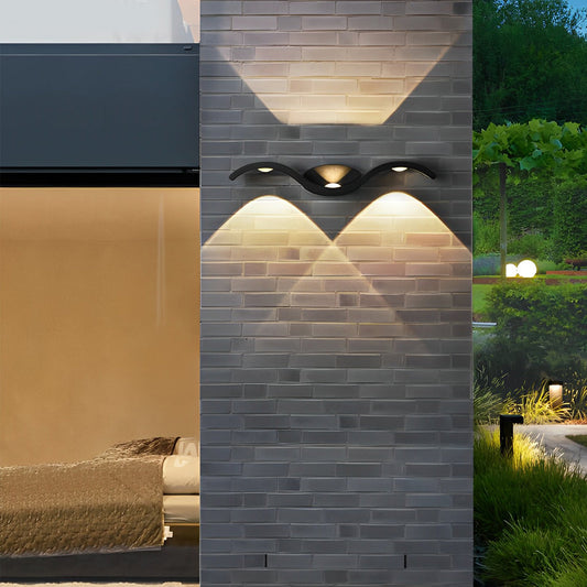 Wave Seagull LED Outdoor Wall Light