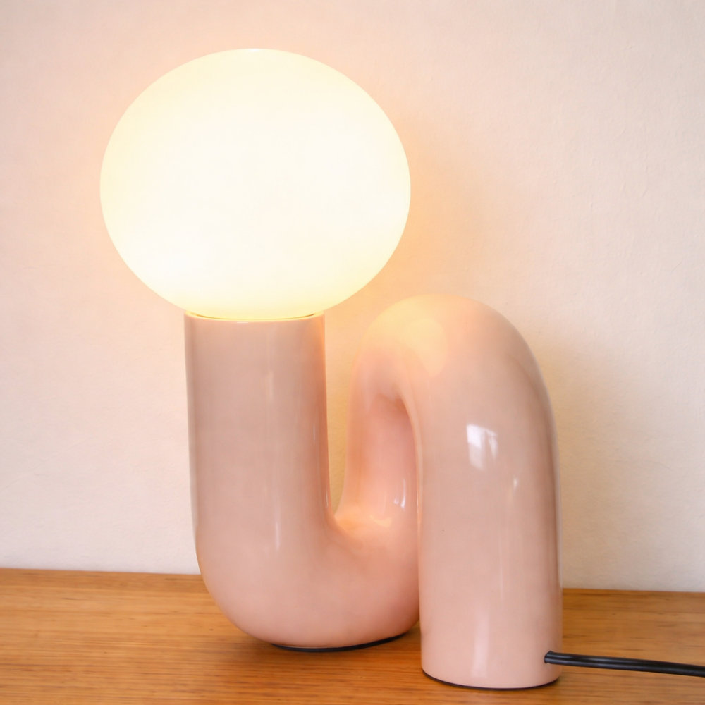 Whimsical Spiral Table Lamp