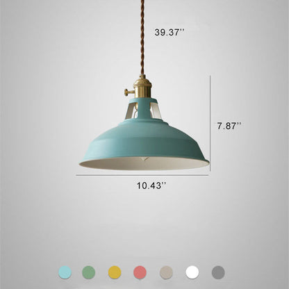 Industrial Vintage Barn Shade Pendant Light