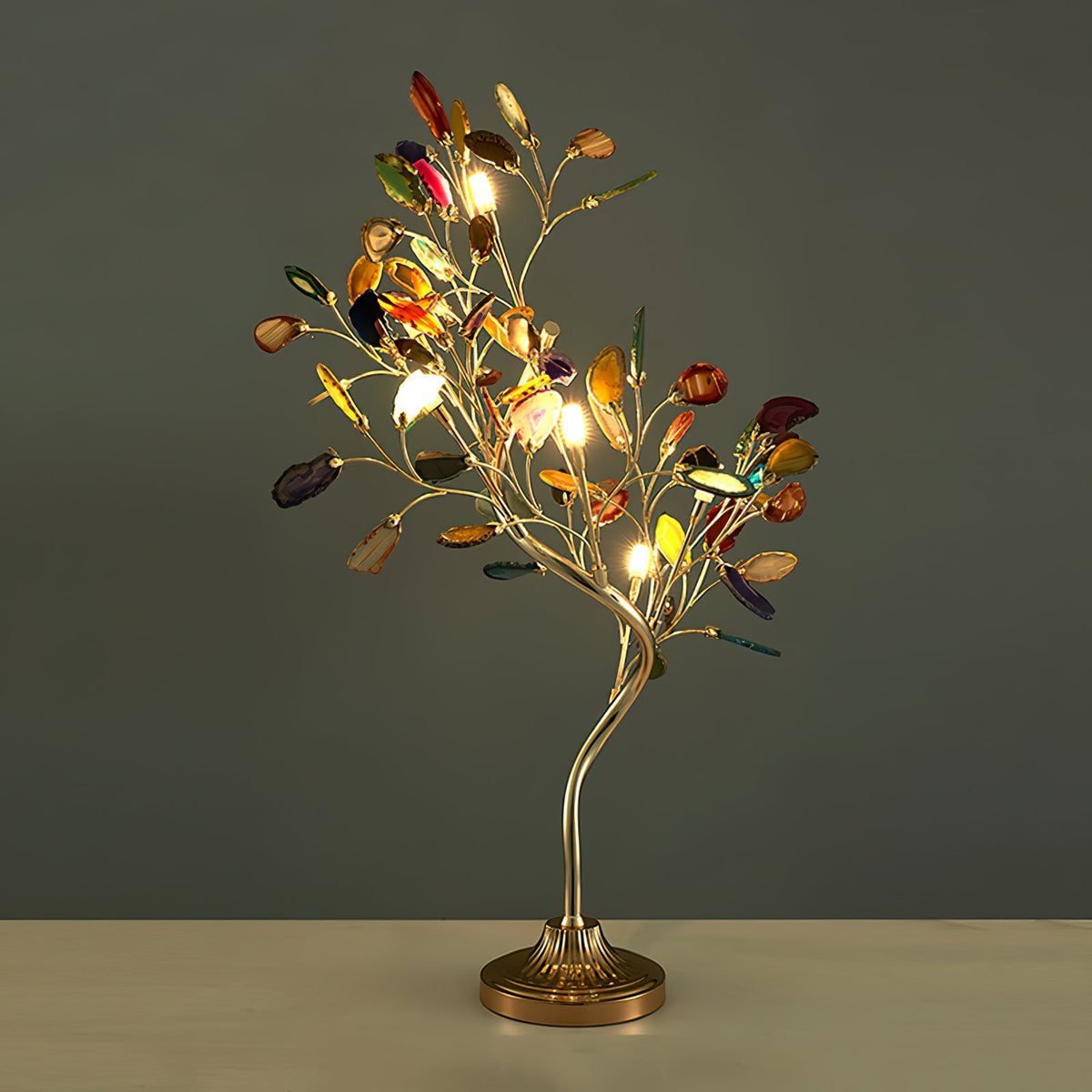 Aganova Crystal Agate Table Lamp