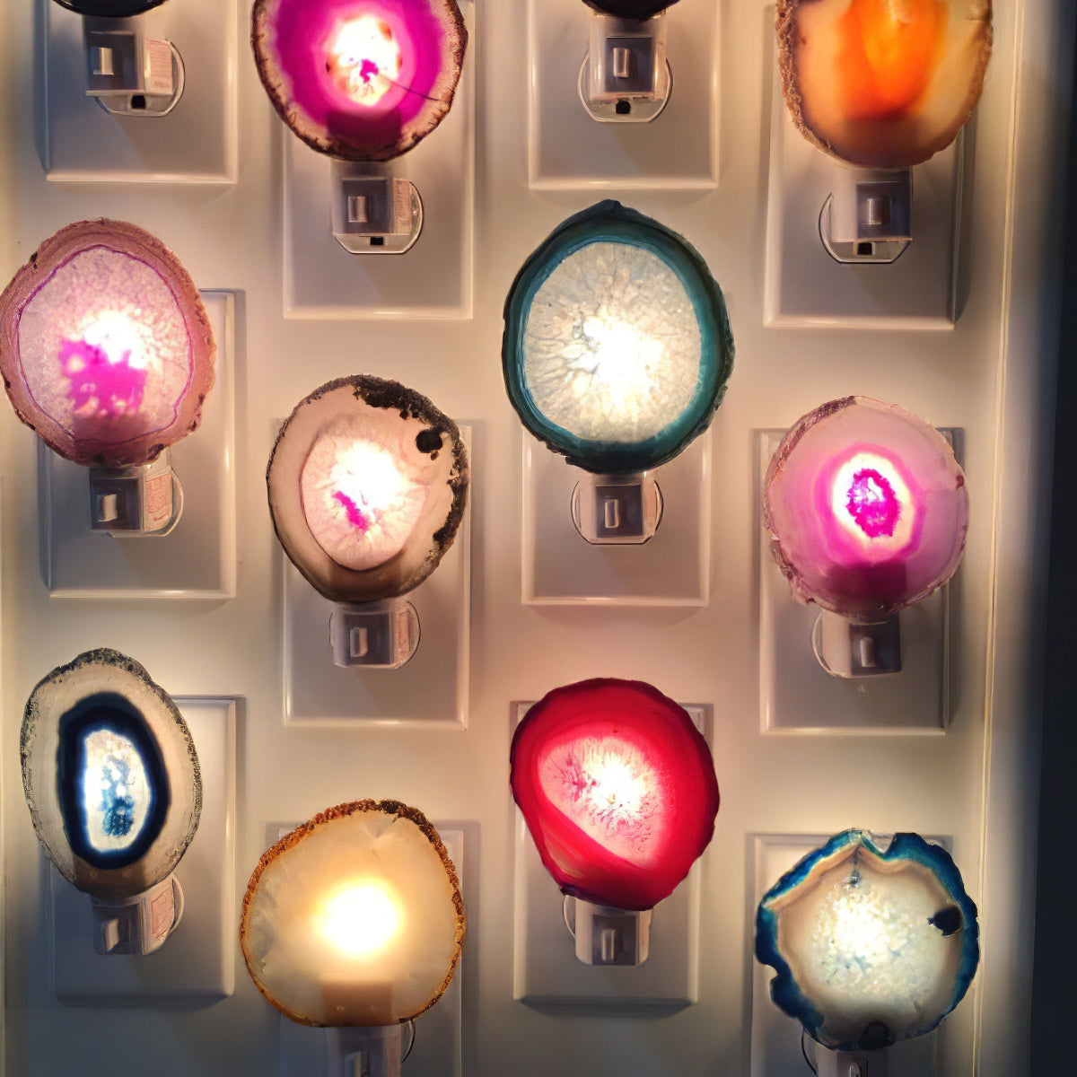 Aganova Crystal Agate Table Lamp