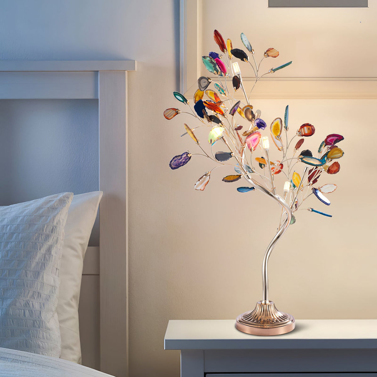Aganova Crystal Agate Table Lamp