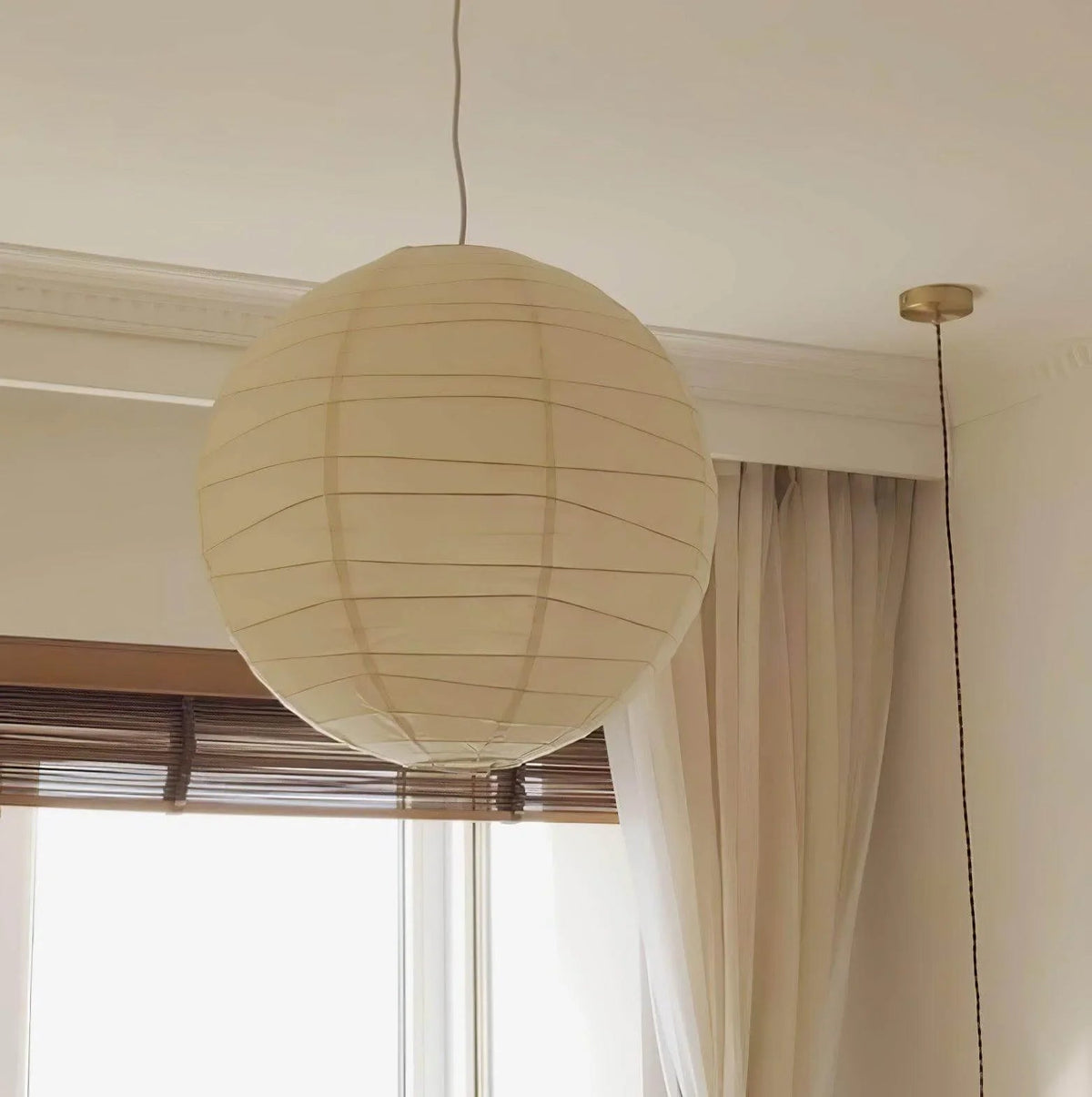 ZenSphere Washi Paper Pendant Light
