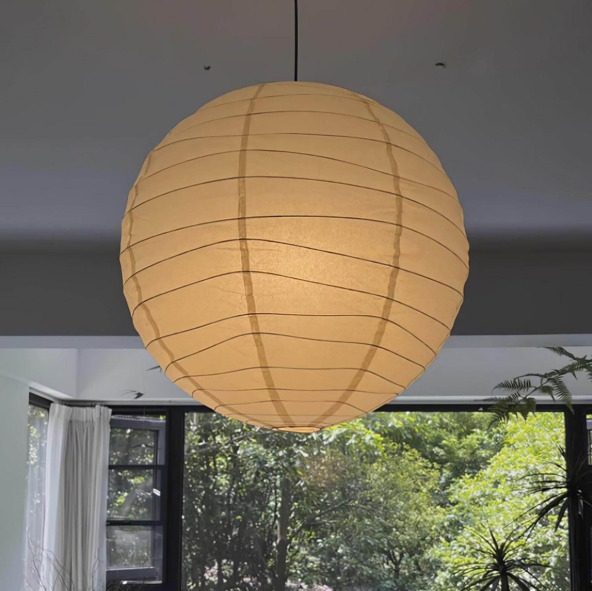 ZenSphere Washi Paper Pendant Light